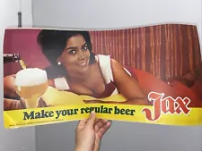 Jax Beer Sign Insert Lighted New Orleans Vintage Girls Louisiana Breweriana