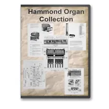 Hammond Organ 21 Vintage Service Repair Restoration Brochures Manuals DVD C779