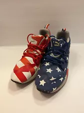 Puma Blaze Of Glory Red White Blue 362096-01 Men's 11