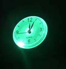 Nighttime Glow Clock Glow-In-The-Dark Outlet Clock Night Light Analog Compact