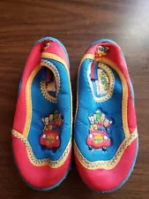 The Wiggles Swim Water Shoes Blue Size 8 Boys Vintage