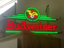 budweiser neon sign