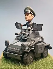 German Sd.Kfz 222 Leichter Panzerspähwagen Cute-Version Resin Model