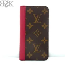 Vuitton M68685 Folio iPhone Case X/Xs Monogram Fuchsia LOUIS VUITTON 2204 R