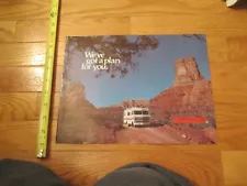 Winnebago Motorhome 1977 Plan for you RV Vintage Dealer sales brochure