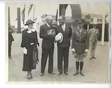 MALAYSIA SIR SULTAN JOHORE PHOTO ORIGINAL WORLDS FAIR 1934 CHICAGO VINTAGE