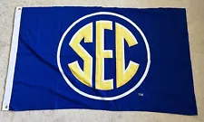 SEC (Southeastern Conference) College Athletics Flag/Banner - Blue (3x5 FT)