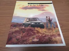 1998 Chevrolet Tracker Dealers Prestige Sales Brochure