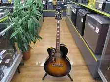 EPIPHONE EJ-200SCE LH VS Electric Acoustic Guitar