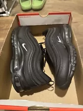 Size 7.5- Nike Air Max 97 Black Terry Cloth for men forboys