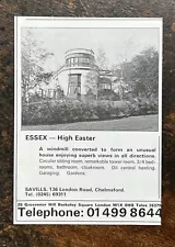 Converted Windmill - High Easter - Essex For Sale - 1978 Press Cutting r399