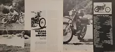 1974 Yamaha DT360 Enduro Motorcycle 6p Test Article