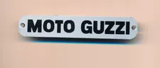 Moto Guzzi brand name plaque NEW from factory store brand new