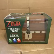 Pyramid America The Legend of Zelda Paperweight Wooden Treasure Chest Rupees