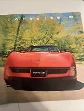 1982 CHEVROLET CORVETTE SALES BROCHURE ORIGINAL September 1981 Brochure No. 4086