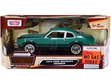 1974 Ford Maverick Grabber Green with Black Stripes "Forgotten Classics" Series