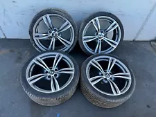 20' INCH RIMS WHEELS WHEEL RIM TIRE SET 343 BMW F10 F12 M6 M5 (2011-2018) OEM