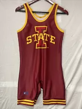 Iowa State Wrestling Singlet Mens Large Cliff Keen Athletic NCAA Cyclones