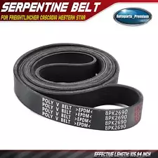 105.94 inch Serpentine Belt for Freightliner Cascadia 14-24 Western Star 5700XE (For: 2016 Western Star 5700XE)