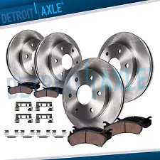 For 2007 - 2016 Chevy Traverse GMC Acadia Enclave Front Rear Rotors Brakes Pads