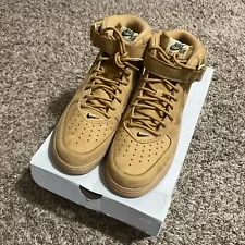 Size 10 - Nike Air Force 1 '07 PRM QS Mid Flax