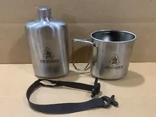 Pathfinder M34 Scout Canteen - Military Grade Stainless Steel, Leakproof Design