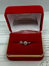 Womens platinum Tiffany & Co. .47 Carat Diamond Engagement Ring VS1 Excellent