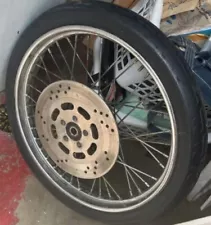 Motorcycle Wheel With Tire