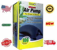 Tetra Whisper Air Pump, for Aquariums, Powerful Airflow, Non-UL | 60-100 gallon