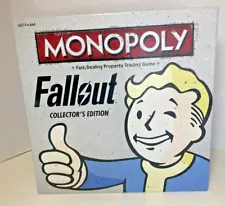 Hasbro FALLOUT MONOPOLY Collector's Edition Board Game- Open Box-Complete