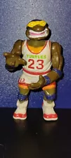 1991 TMNT Teenage Mutant Ninja Turtles Slam Dunkin Don White Action Figure RARE