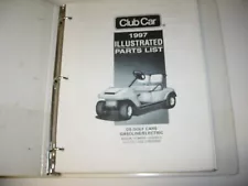 1997 Club Car Golf Cart DS Electric Service Parts List no. 1019285-01 Augusta