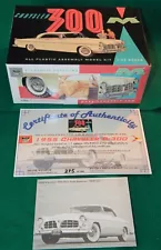 NUMBERED FIRST RUN COA 1955 CHRYSLER 300 Owner & Moebius PRESIDENT Signed KIT