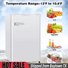 2.3Cu.ft,Freestanding Mini Freezer,Removable Shelf White from Baytown TX