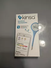 New KINSA Quick Care Thermometer Smart Digital Bluetooth KSA-120 Free App