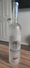 Belvedere Vodka 007. Collectors Edition 1.75 Lt. Empty Bottle