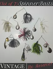 ✨VINTAGE✨ (Lot Of 7) Bass FISHING LURE Spinnerbait Retired Bulk Sale