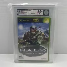 VGA GRADED 80+ NM Halo Combat Evolved Microsoft Xbox Original Game AUS PAL