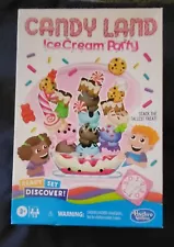 Candy Land - Ice Cream Party - Unopened box, great for years 3 and up