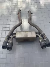 Exhaust System Titanium Akrapovic M2 Comp/ Carbon Fiber Tips