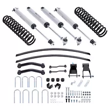 4.5" Lift Kit w/Add-a-Leaf For Jeep Cherokee XJ 2WD/4WD 1984-2001