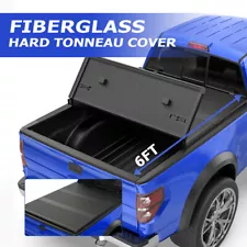 6FT Fiberglass Hard Tonneau Cover For 1983-2011 Ford Ranger 94-10 Mazda B2300