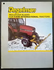 Degelman Dozer Blades For Case International Tractors Dealer Sales Brochure