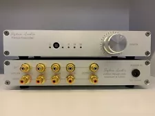 Passive Preamp with remote control for hi-end audio (Silver)