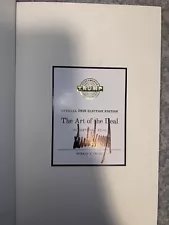 President Donald Trump Signed Book The Art Of The Deal Official 2016 Election