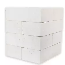 Insulating Firebrick 9x4.5x2.5 IFB 2500F Set of 8 Fire Brick