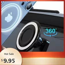 Car Mount Dash Magnetic Mag Safe Dashboard Phone Holder 360 For ALL iPhone