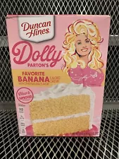 Dolly Parton Duncan Hines FAVORITE Banana Cake Mix IN STOCK FREE SHIPPING