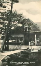 Postcard Olney Rest Cottage, Epworth Heights, Ludington, Michigan - used 1955