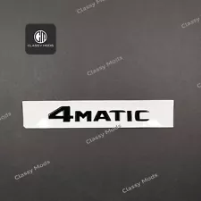 4MATIC Gloss Black Emblem Badge For Mercedes-Benz Tailgate letters (For: 2015 Mercedes-Benz C300 4Matic)